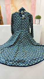 Heavy cotton Anarkali with beautiful back Anarkali suit set