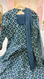 Heavy cotton Anarkali with beautiful back Anarkali suit set