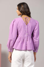 V neck Short cotton top