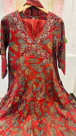 Pure cotton angrakha full suit