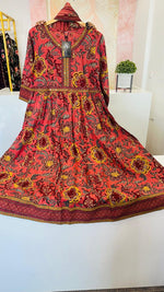 Pure cotton Anarkali suit set