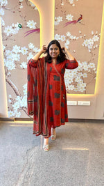 Cotton angrakha full suit set