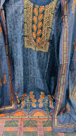 Pure cotton katha stitch suit set