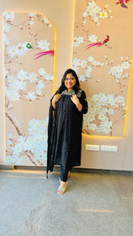 Pure embroidery lining full suit set