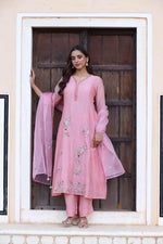 Premium Mul chanderi lining suit set with designer pocket