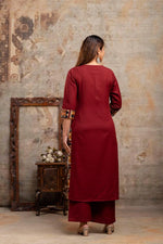 Preety cotton suit set paired with premium dupatta