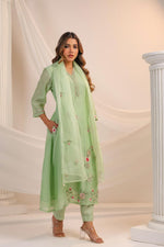 Premium Mul chanderi lining suit set with designer pocket