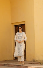 Premium pure Jamdani suit set with lining