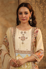 Pure muslin silk lining full suit set