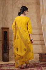 Pretty cotton full suit set with Kota doria suit