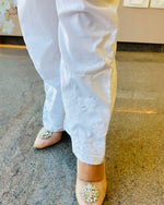 Cotton chikankari pant