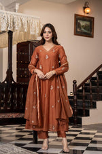 Super gorgeous Mul chanderi suit set