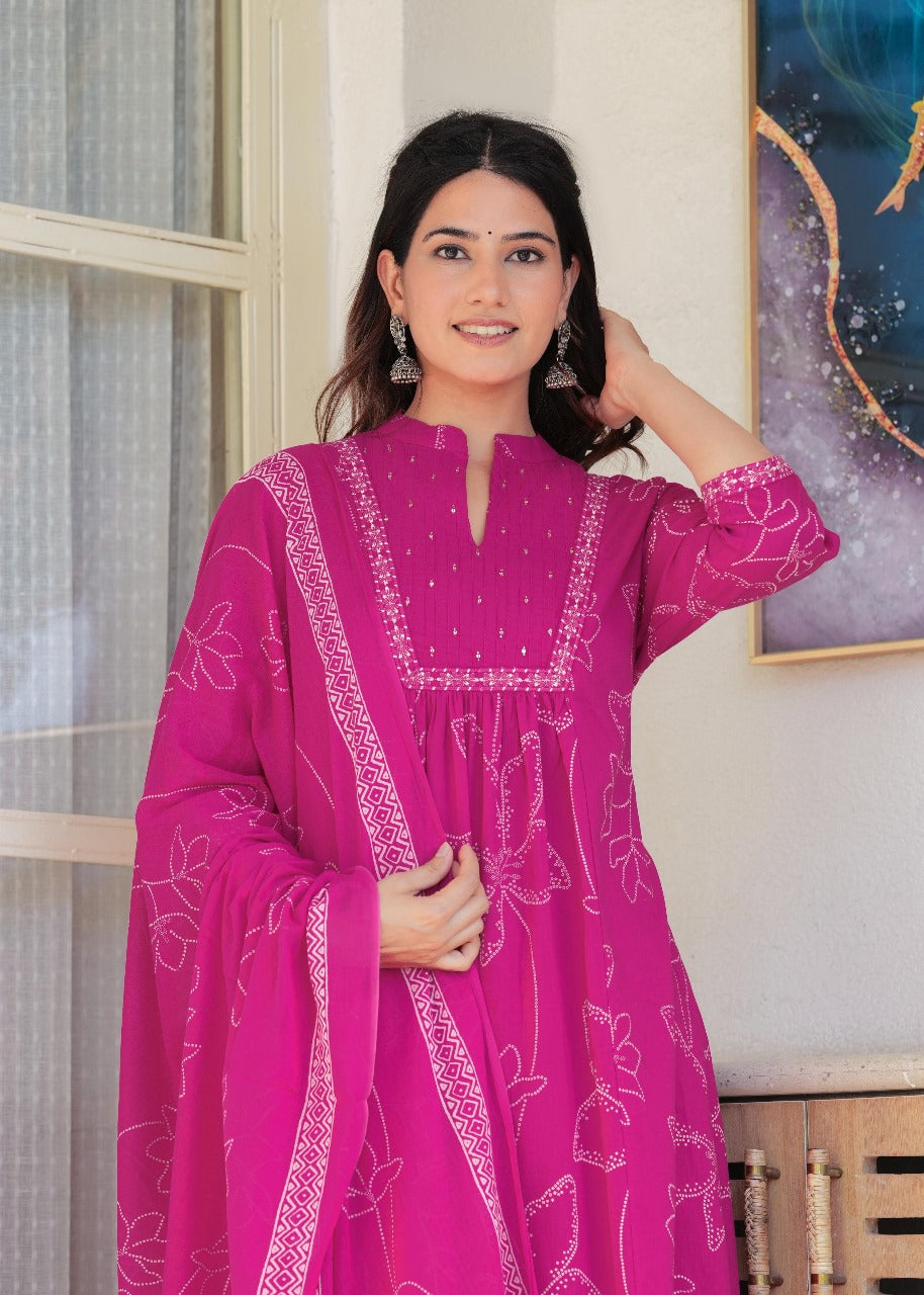 Pure cotton full suit set