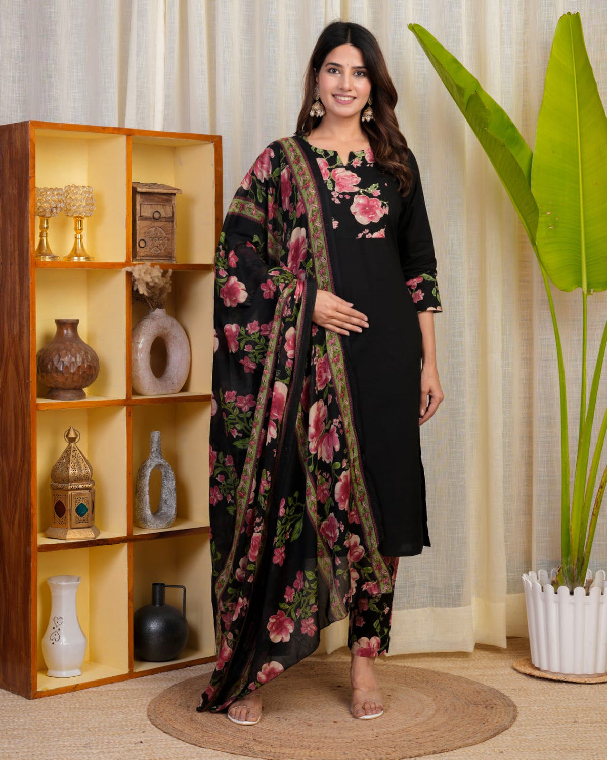 Pretty cotton full suit set