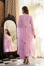 Gorgeous Mul cotton embroidered suit set in pink