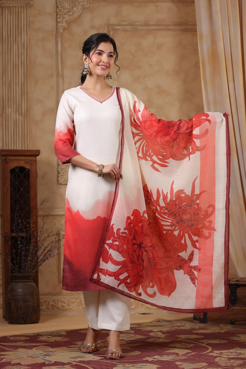 Wow cotton lining suit set