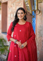 Restocked ! Super pretty Mul cotton lining suit set !