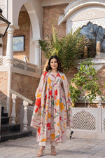 Killer premium cotton digital printed suit set for summer