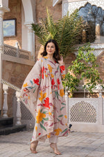 Killer premium cotton digital printed suit set for summer