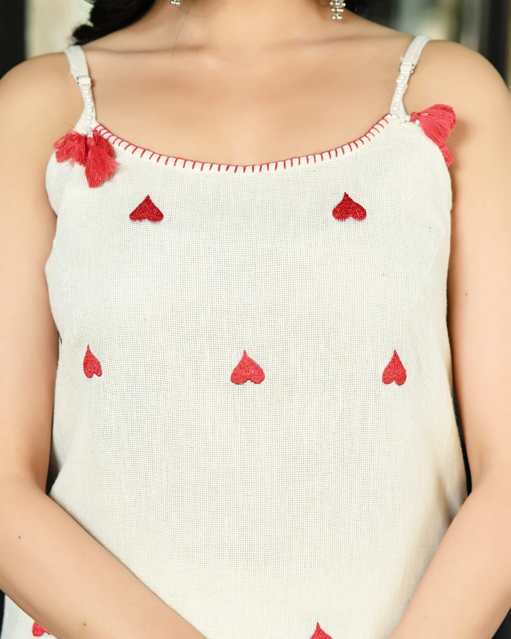 Super gorgeous noodle strap suit set for summer