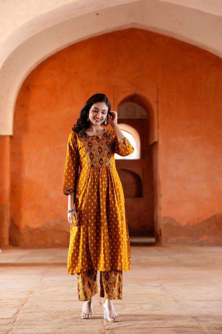 Pure cotton elegant suit set