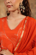 Premium Mul Chanderi lining suit set