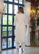 Full embroidery cotton suit set