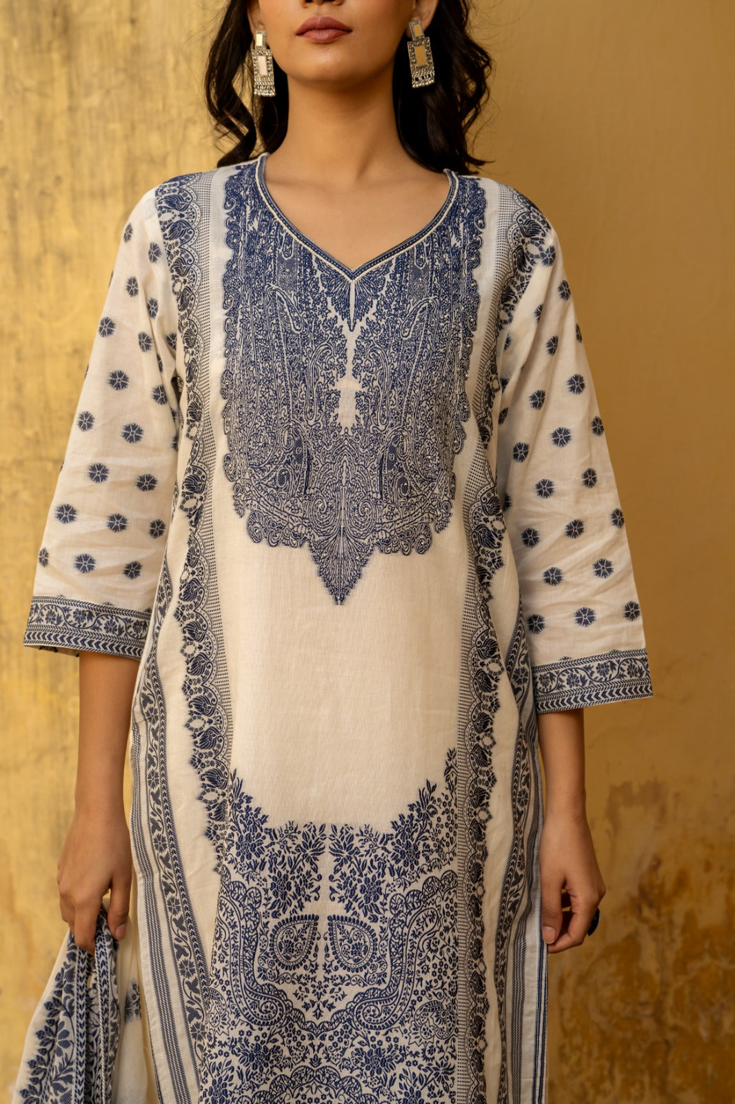 Pure jamdani lining suit set