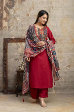 Beautiful flex-cotton suit set