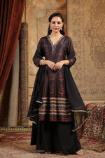 Dola silk sharara suit set