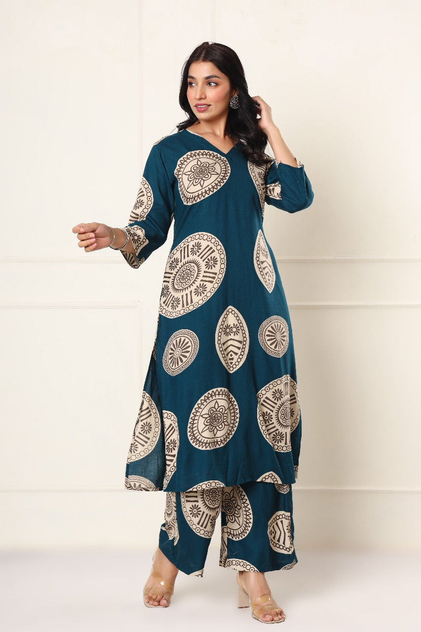 Heavy rayon kurta pant