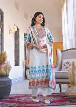 Pretty georgette lining suit set
