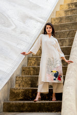 Pretty cotton appliqué work co ord