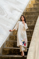 Pretty cotton appliqué work co ord