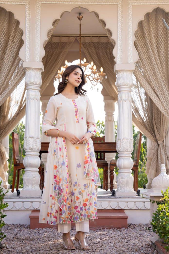 Pretty pretty Mul cotton digital printed full suit set