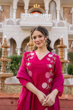 Super gorgeous Mul Chanderi suit set