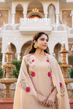 Super gorgeous Mul Chanderi suit set