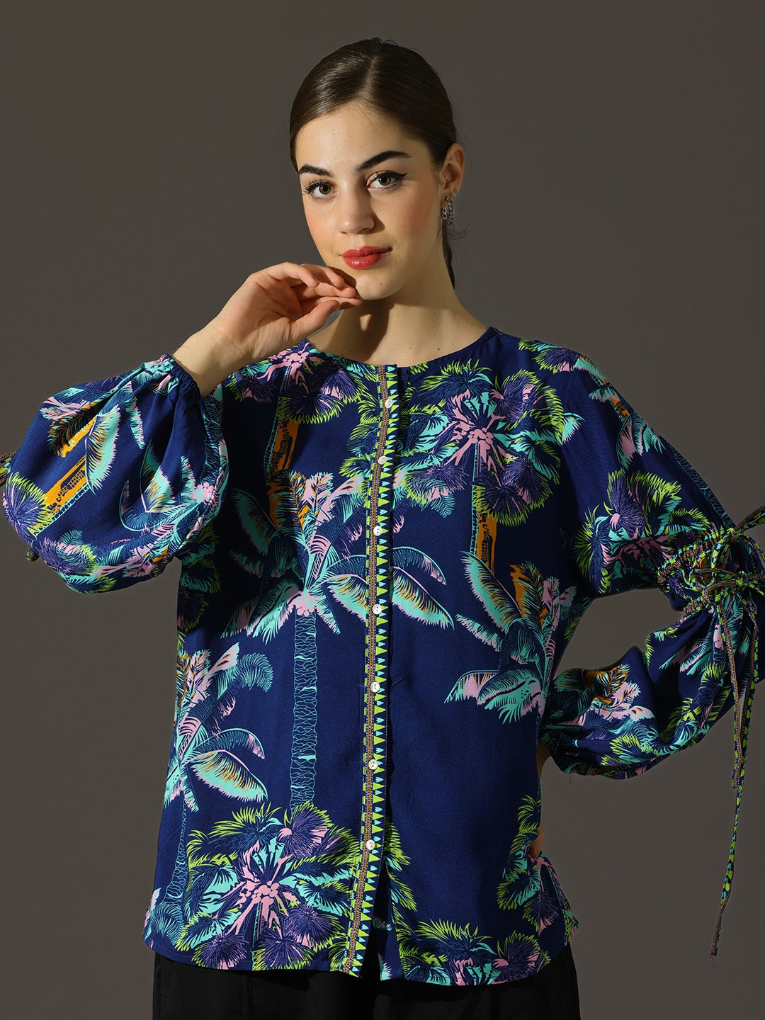 Heavy rayon stylish short top