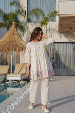 Stylish n elegant embroidered co ord set