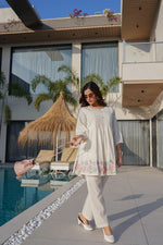 Stylish n elegant embroidered co ord set