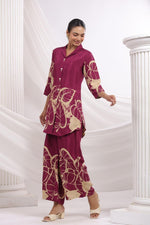 Pure crepe stylish Co ord set