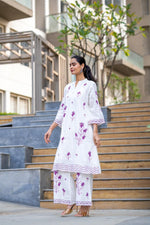 Premium cotton embroidery lining kurta pant