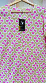 Digitally printed cotton kurta