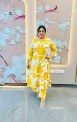 Heavy rayon V neck kurta pant