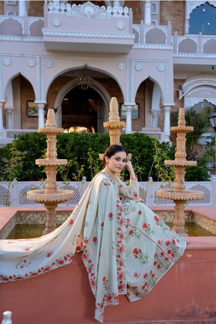 Elegant n smart cotton digital printed suit set