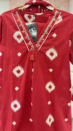 V neck cotton full suit set