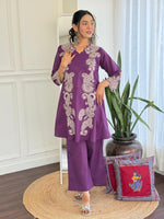 Restoked!! Pure cotton embroidered co ord set