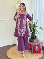 Restoked!! Pure cotton embroidered co ord set