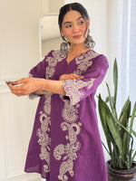 Restoked!! Pure cotton embroidered co ord set