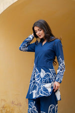 Summer perfect digital printed co ord in blue